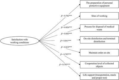 Frontiers The Moderation Of Satisfaction With Working Conditions In